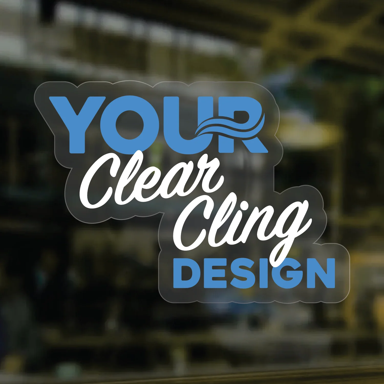 Static Cling Graphics Custom Clear Static Cling Decals Calgary | Gotoprint
